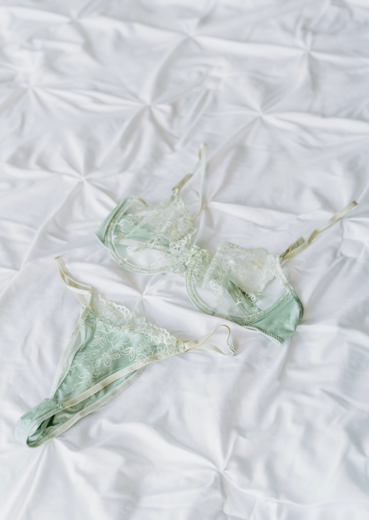 mint matcha lingerie set ♡