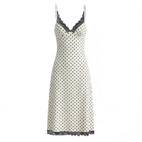 polka dot midi dress