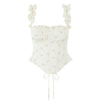 floral ruffle top